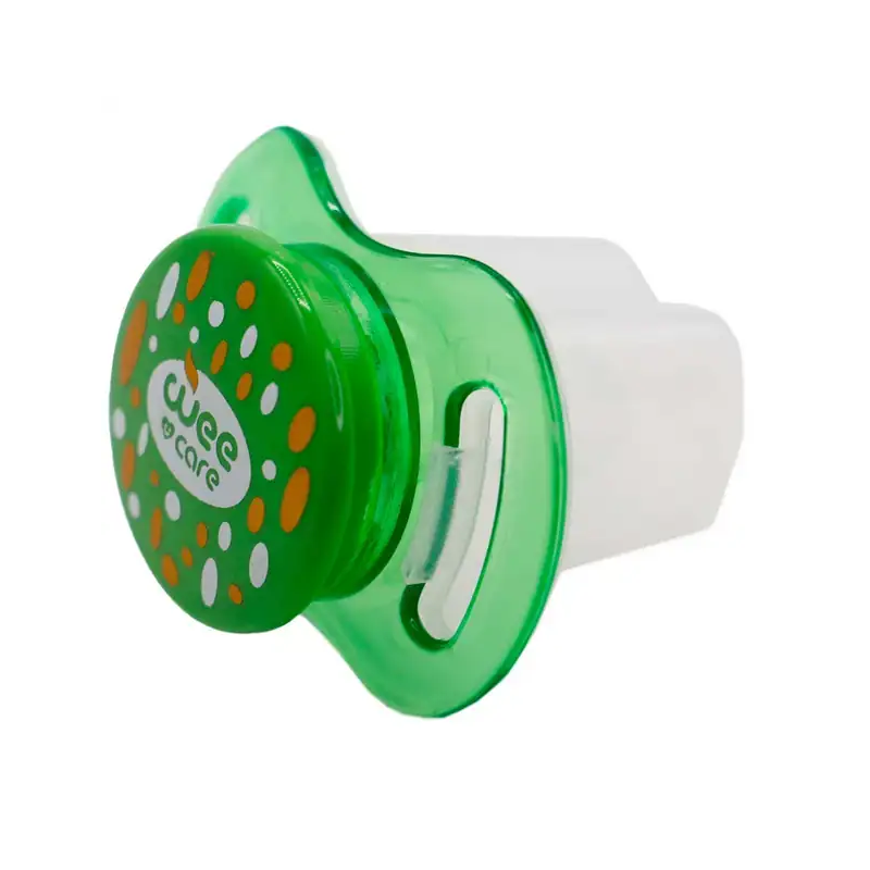 پستانک ارتودنسی درب دار سبز مدل P129 وی کر 