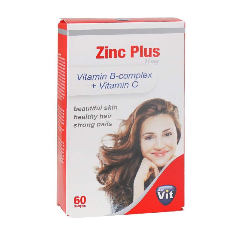 کپسول زینک پلاس (10 میلی گرم) استار ویت 60 عددی