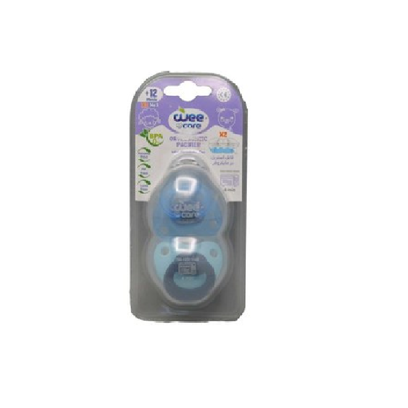 پستانک دوقلو ارتودنسی آبی مدل P139 وی کر 