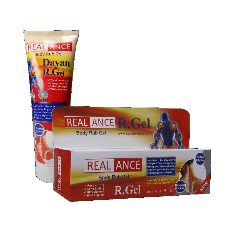 ژل موضعی عضلات و مفاصل ریلنس مدل R.Gel دایان ۱۰۰ گرم