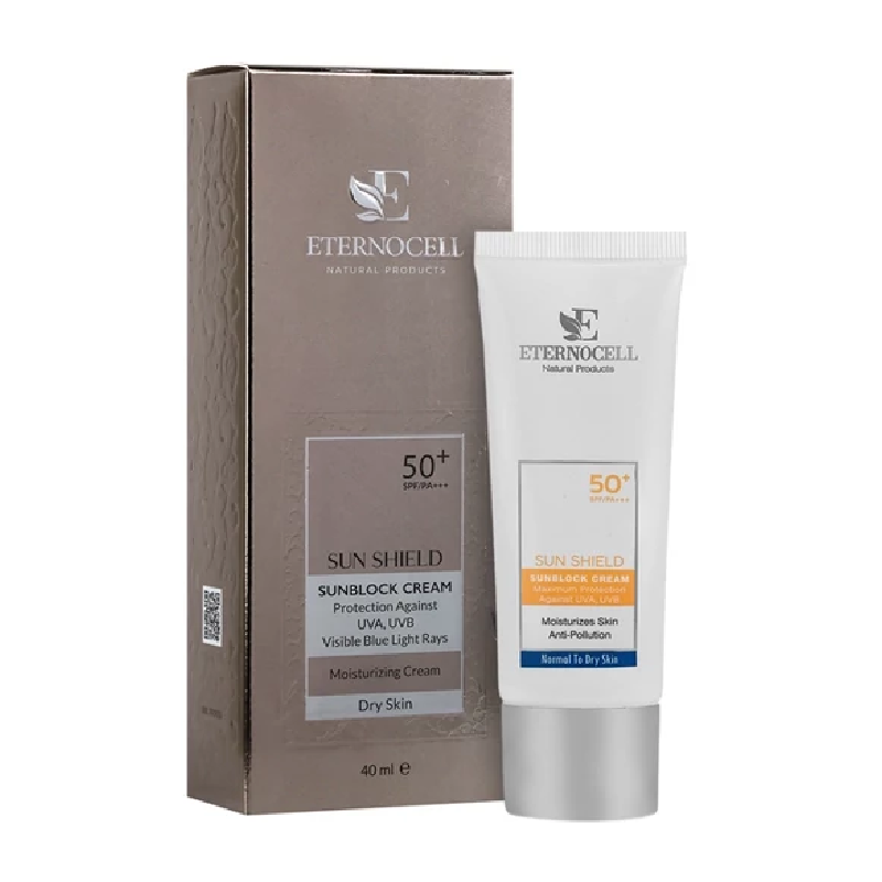 کرم ضد آفتاب بدون رنگ SPF50 مناسب پوست خشک اترنوسل 40 میلی لیتر