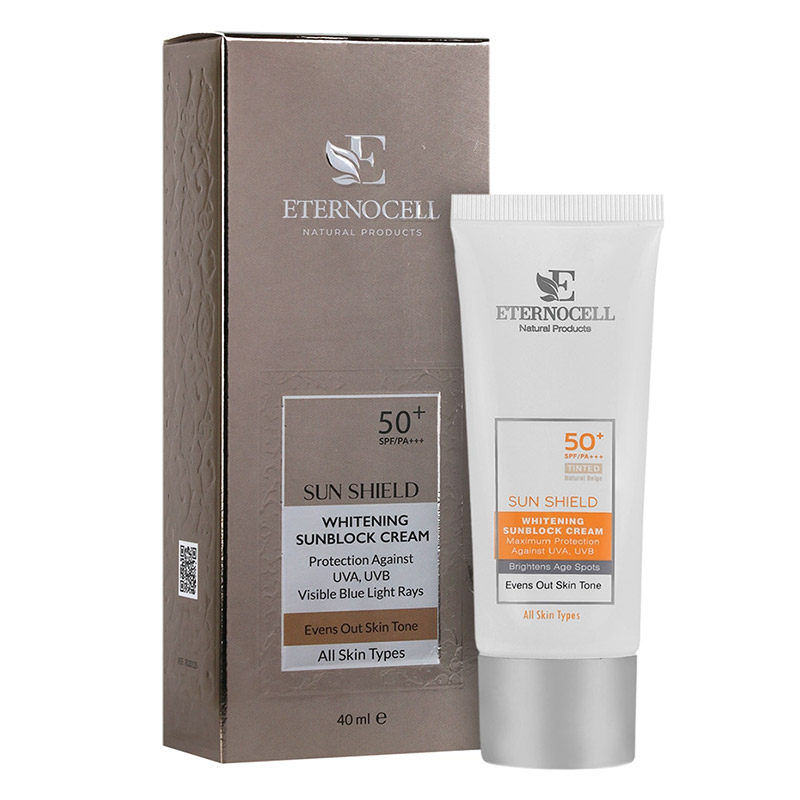 کرم ضد آفتاب پوست لک دار SPF50 بژ طبیعی اترنوسل 40 میلی لیتر