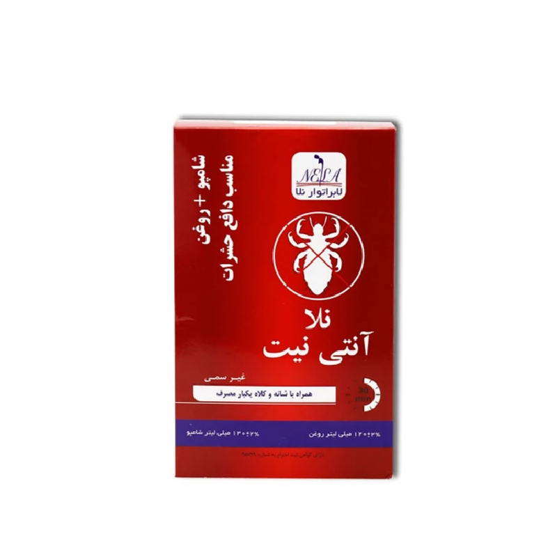 شامپو و روغن نلا آنتی نیت 120 میلی لیتر 