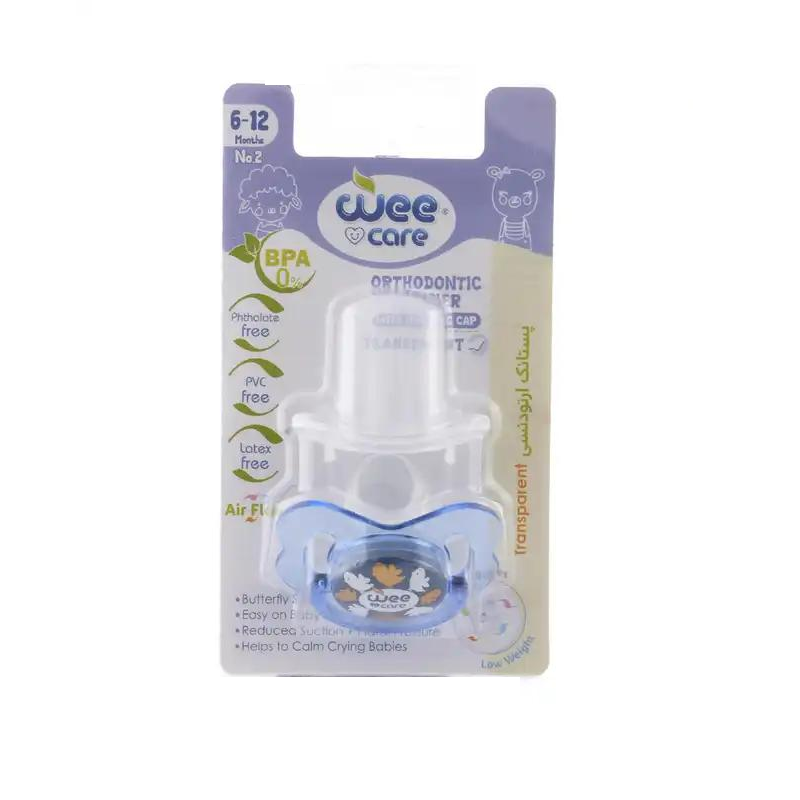 پستانک ارتودنسی آبی مدل P128 از 6 تا 12 ماهگی وی کر 