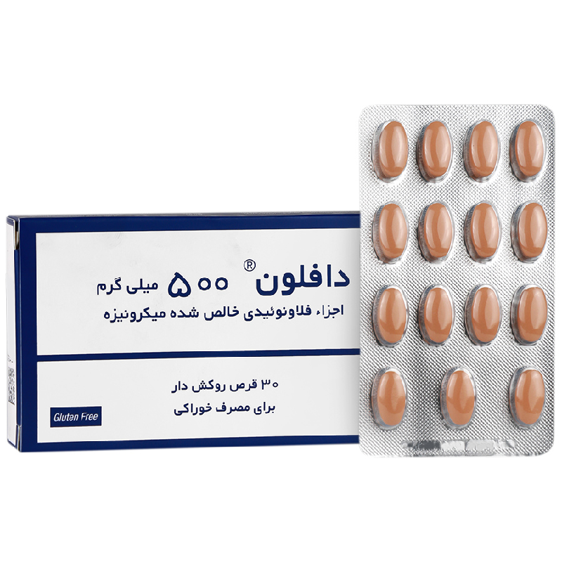 قرص دافلون 500 میلی گرم سرویه 30 عدد