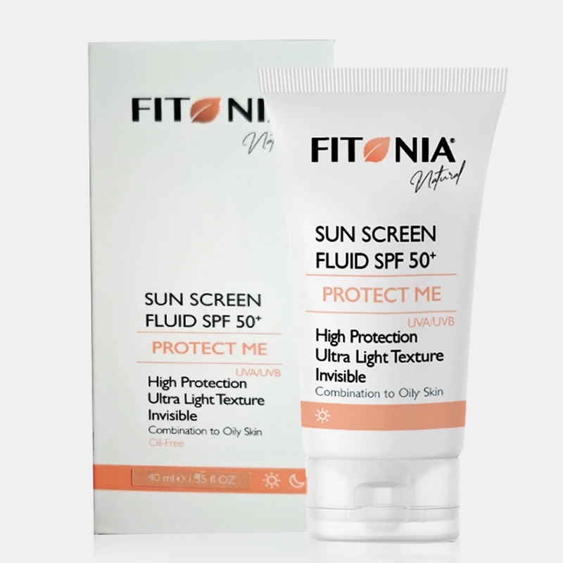 فلویید ضد آفتاب بی رنگ +SPF50  پوست چرب فیتونیا 