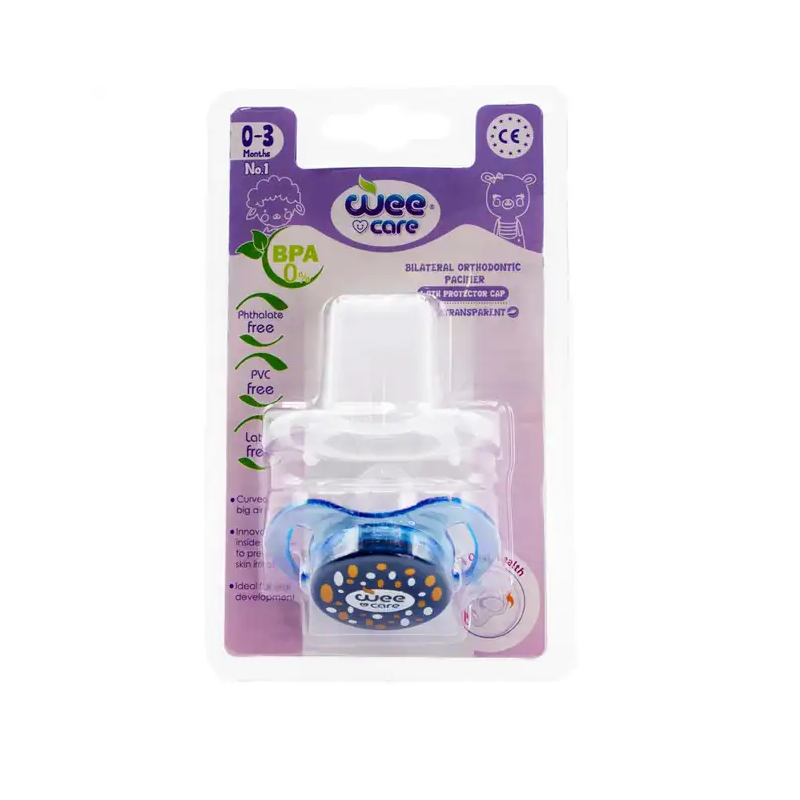 پستانک ارتودنسی آبی مدل P142 از 0 تا 3 ماهگی وی کر