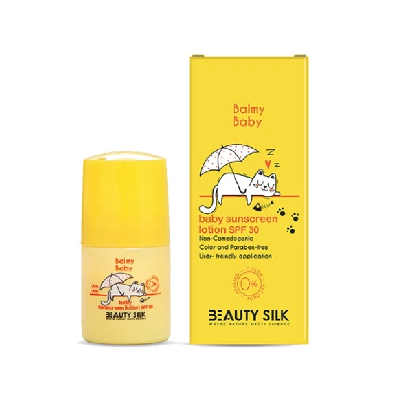 لوسیون ضدآفتاب کودک SPF30 بیوتی سیلک 75 میلی لیتر