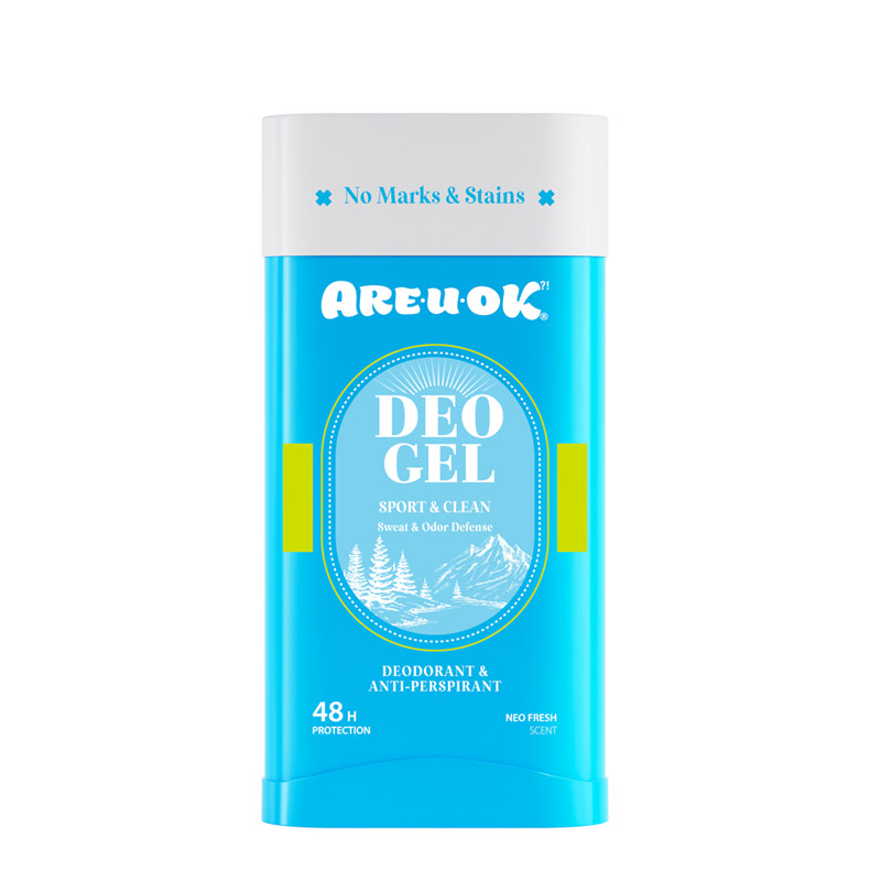 کرم ژل دئودورانت آقایان مدل Sport & Clean آر یو اُکی