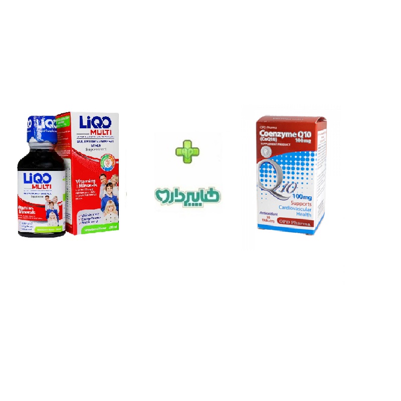 پک شربت لیکو مولتی آبیان 250 میلی لیتر + قرص کوآنزیم کیوتن 100میلی گرم او پی دی فارما 30 عدد