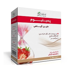 ملین گیاهی پسیلیوم دانه اسفرزه توت فرنگی ایران داروک 7 عدد