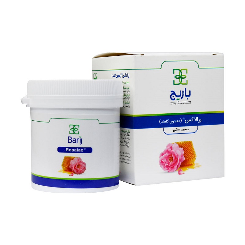 معجون گلقند {رزالکس} باریج اسانس 100 گرم