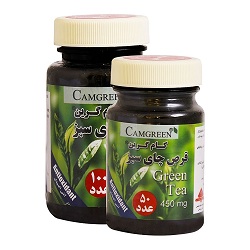 قرص چای سبز کام گرین 100 عددی