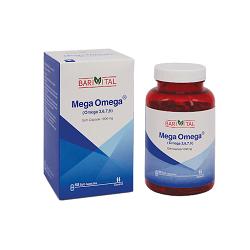 کپسول مگا امگا 9 7 6 3 باریویتال 60 عددی