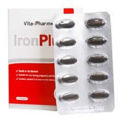 قرص مکمل غذایی آیرن پلاس ویتافارمد ۳۰ عدد