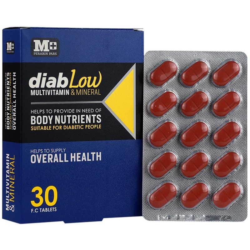 مولتی ویتامین و مینرال دیاب لو 30 عدد