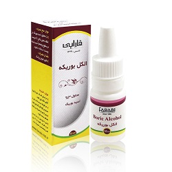 قطره گوشی الکُل بوریکه 3% فارابی 10 میلی لیتر