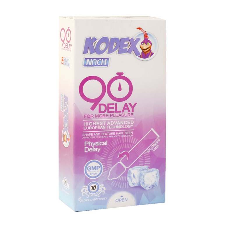 کاندوم تاخیری 90 دقیقه مدل 90 DELAY کدکس 10 عددی