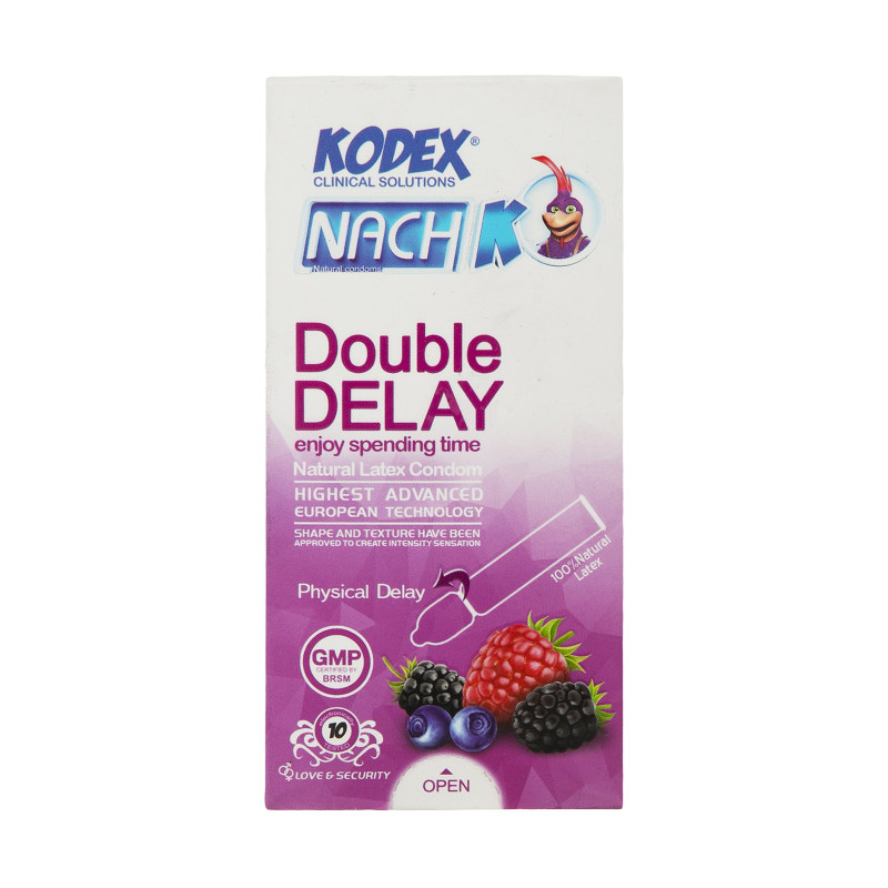 کاندوم تاخیری کدکس مدل Double Delay بسته 10 عددی