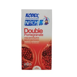 کاندوم گرم کننده و نازک مدل Double Pomegranate کدکس 12 عددی