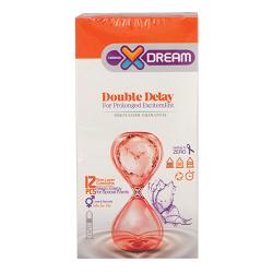 کاندوم تاخیری مضاعف ایکس دریم مدل Double Delay بسته 12 عددی
