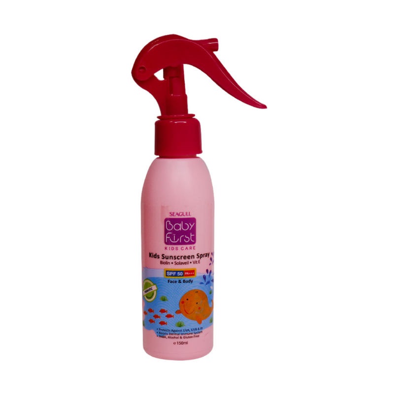 اسپری ضد آفتاب دخترانه کودکان با SPF 50 سی گل 150 میلی لیتر