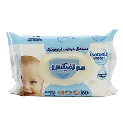 دستمال مرطوب ایزوتونیک کودک مولفیکس 60 عدد