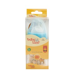 شیشه شیر پیرکس فندقی بی بی لند Baby Land مدل 464 حجم 150 میلی لیتر
