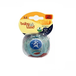 پستانک شب تاب ارتودنسی طرح ستاره سایز 2 بی بی لند کد 481