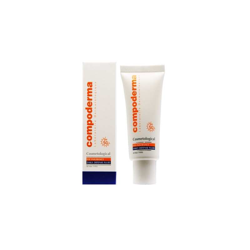 کرم ضد آفتاب دورچشم SPF50 کمپودرما حجم 40 میلی لیتر