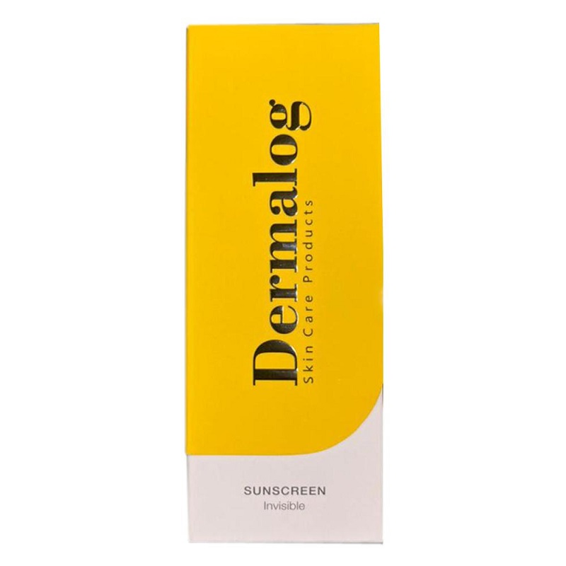 کرم ضد آفتاب بی رنگ SPF50 پوست چرب درمالوگ 50 میلی لیتر