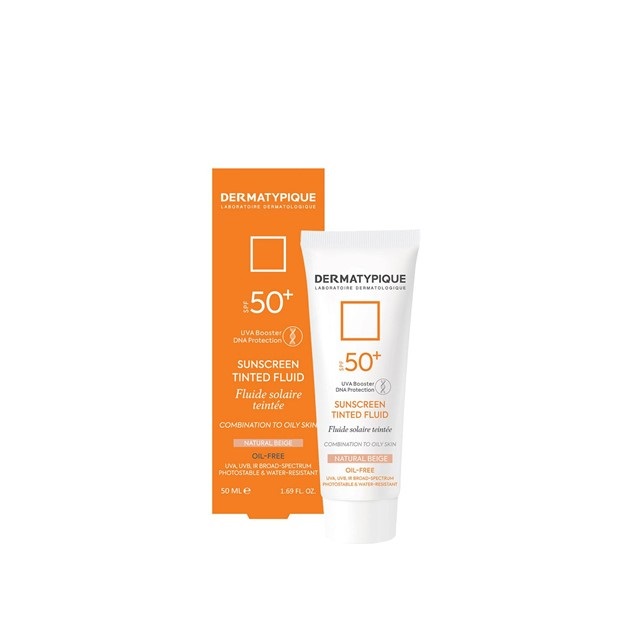 فلوئید ضد آفتاب رنگ روشن مخصوص پوست چرب با SPF50 درماتیپیک