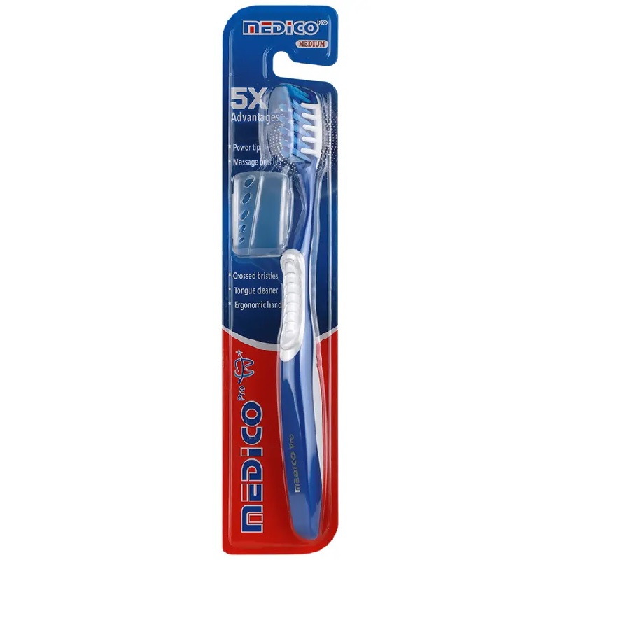 مسواک مدیکو پرو 5X متوسط مدل R99