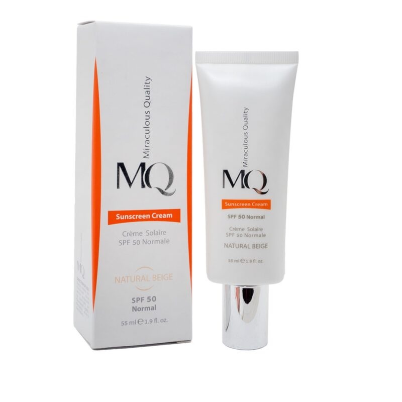 کرم ضد آفتاب نرمال SPF50 بژ طبیعی 55 میلی لیتر