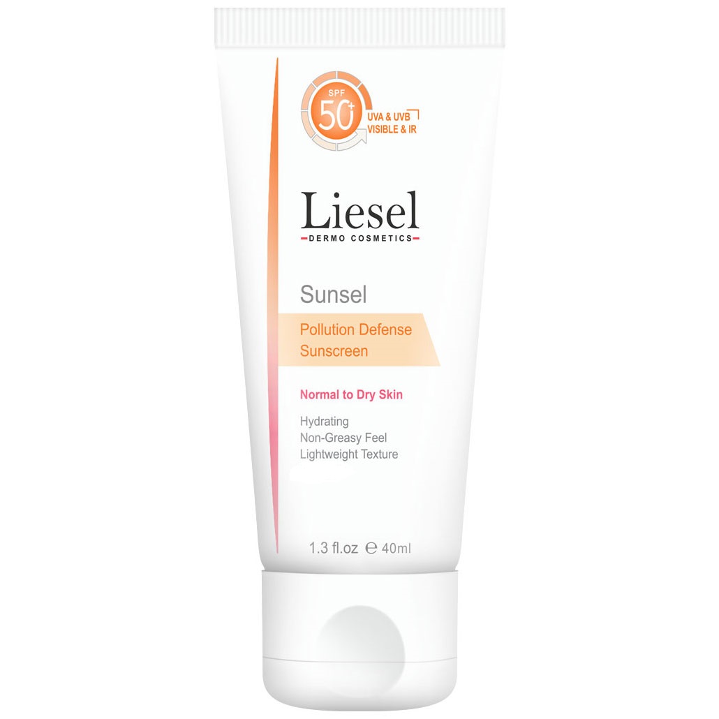 کرم ضد آفتاب بی رنگ مناسب برای پوست نرمال و خشک SPF50 لایسل 40 میلی لیتر