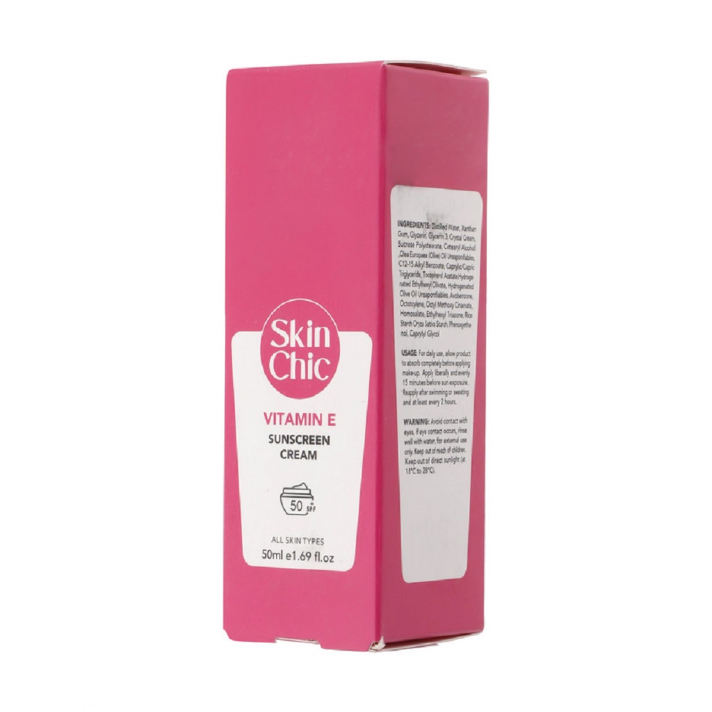 کرم ضد آفتاب اسکین شیک SPF 50 حجم 50 میلی لیتر