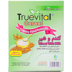 تروویتال سرآل با گندم و شیر از 6 ماهگی