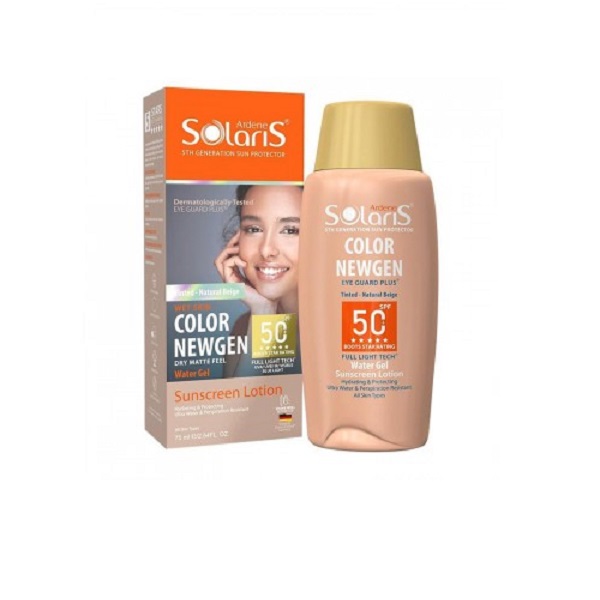 لوسیون ضد آفتاب Spf 50 بژ طبیعی نیوژن سولاریس آردن 75 میلی لیتر