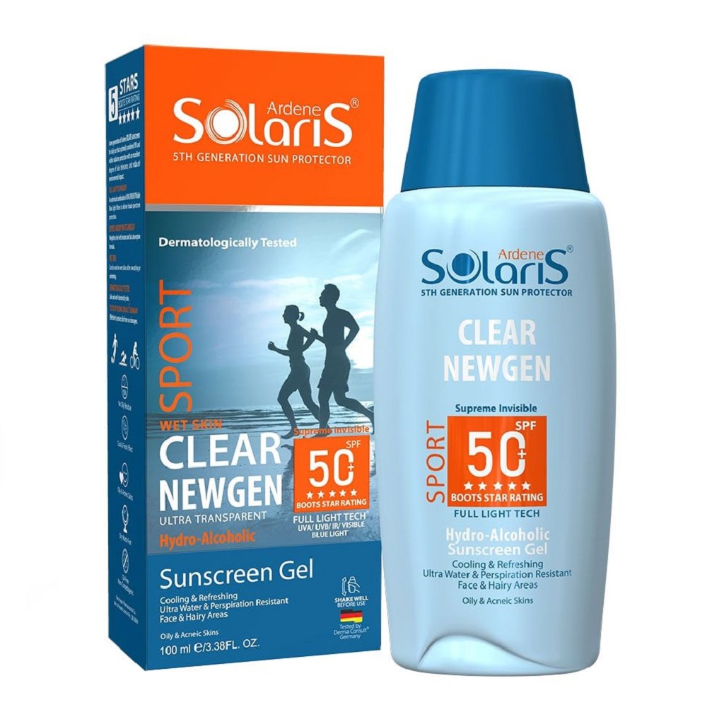 ضد آفتاب SPORT کلییر نیوژن SPF 50+ آردن سولاریس 100 میلی لیتر