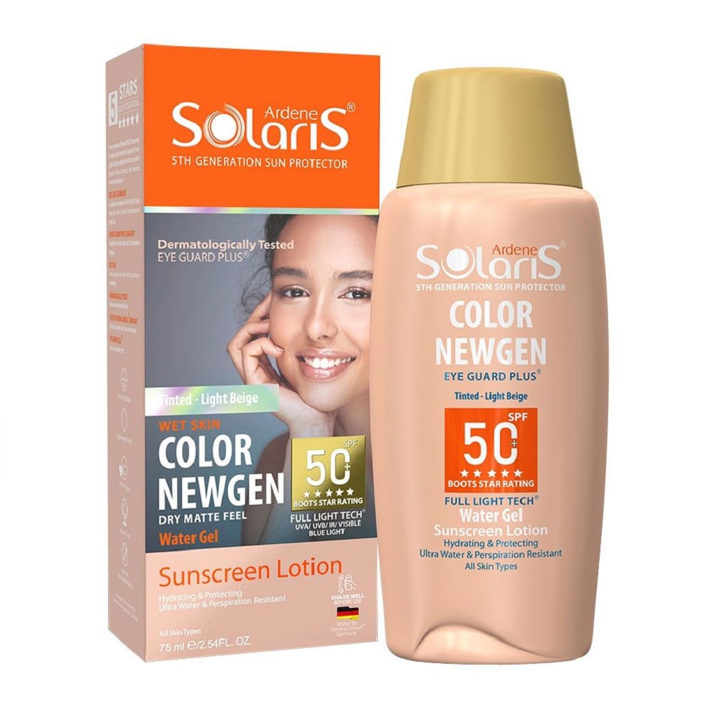 ضد آفتاب کالر نیوژن +SPF 50 بژ روشن آردن سولاریس 75 میلی لیتر