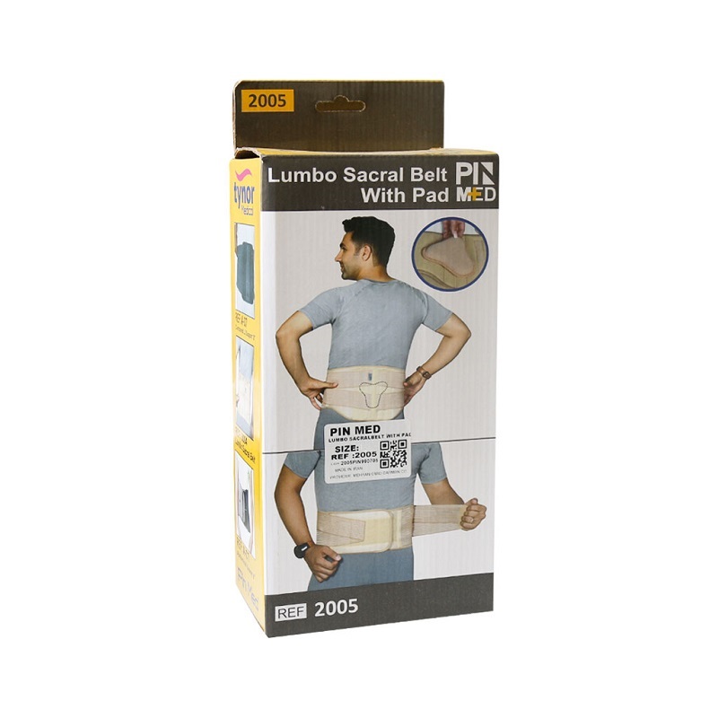 کمربند پد دار لومبو ساکرال کد 2005 سایز بزرگ تینور پین مد