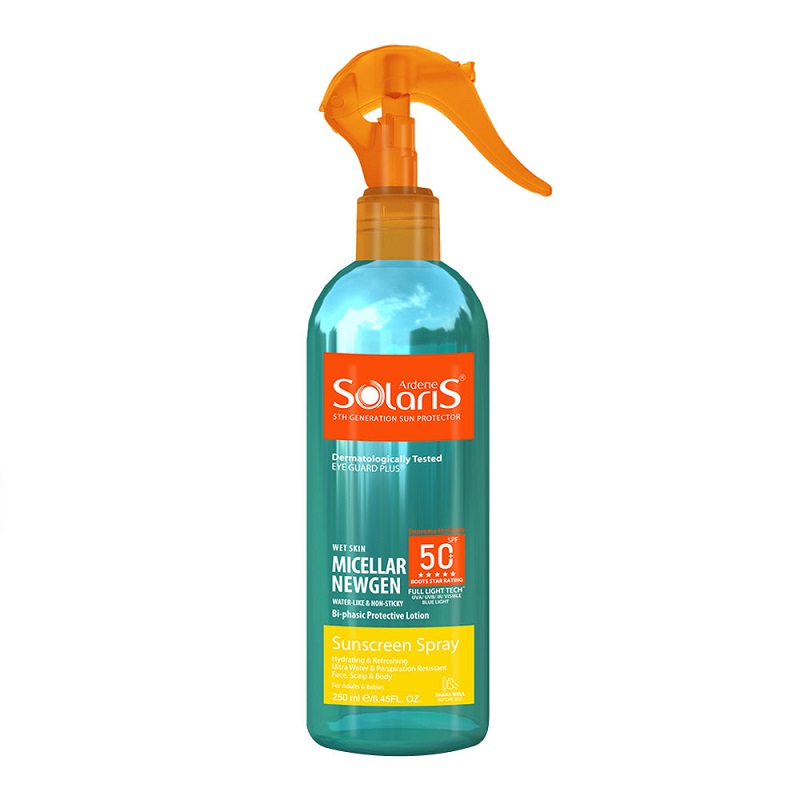 اسپری ضد آفتاب میسلار نیوژن +SPF50 آردن سولاریس