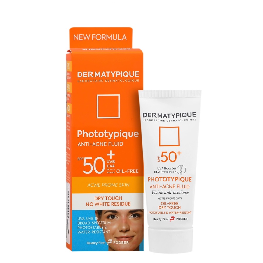 کرم ضد آفتاب رنگی رز بژ پوست چرب SPF50 درماتیپیک 50 میلی لیتر