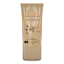 ضد آفتاب کرم ‌پودری بژ عاجی مکی‌ سان SPF50 سان سیف
