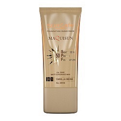 ضد آفتاب کرم ‌پودری رز گلد مکی‌ سان SPF50 سان سیف
