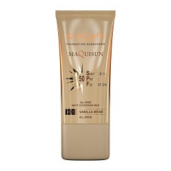 ضد آفتاب کرم‌ پودری بژ وانیلی مکی ‌سان SPF50 سان سیف