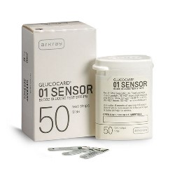نوار تست قند خون GLUCOCARD-01 سنسو آرکری 50 عدد