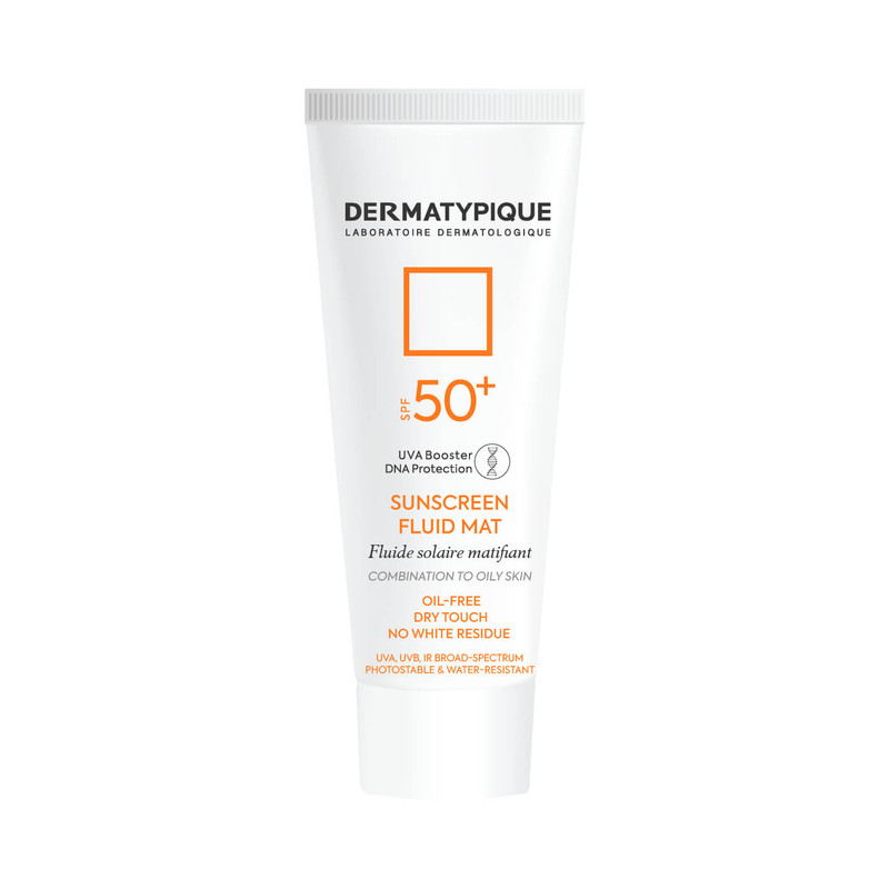 فلویید ضد آفتاب بی‌رنگ فاقد چربی +SPF50 درماتیپیک 50 میلی لیتر