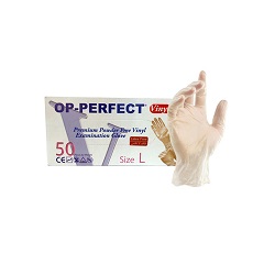 پک ویژه دستکش اپی پرفکت 50 عددی L + 5 بسته دستکش 10 عددی رزمریم L