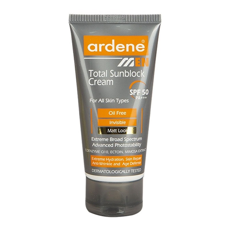كرم ضد آفتاب چند کاره SPF 50 آقایان آردن ۵۰ گرم